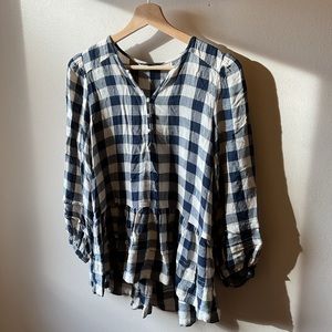 American Eagle Flannel Blouse